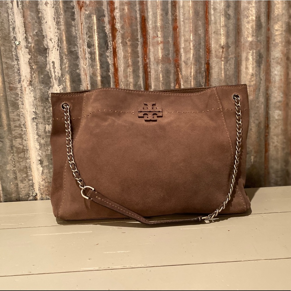 TORY BURCH MARION SUEDE 👜 tote